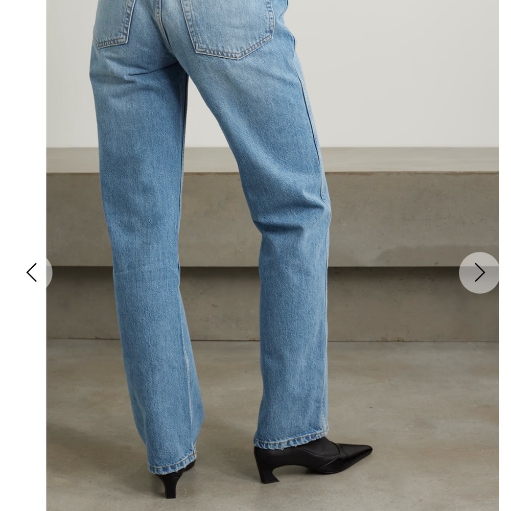 Re/Done Light Blue faded 90 loose fitted Straight Leg redone lux Jeans NEW Sz 27 - Picture 11 of 14